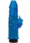 Crystal Playmate Dual Vibrating Massager - Blue